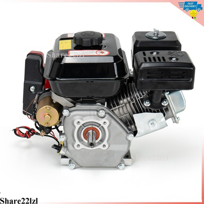 #ad 212cc 7.5 HP Electric Start Horizontal Engine Go Kart Gas Engine Motor 4 Stroke $138.78