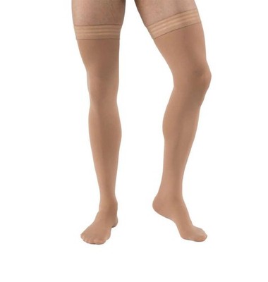 Activa Thigh High Silicone Dot Band 30-40mmHg (Beige) Large