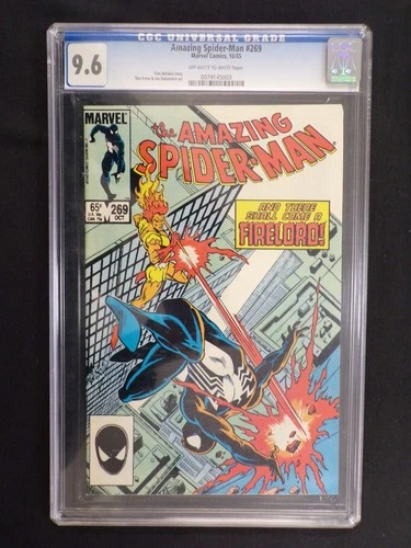AMAZING SPIDER-MAN #269 MARVEL COMICS CGC GRADED 9.6 FIRELORD TOM DEFALCO