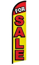 For Sale Windless Advertising Swooper Flag Sale Flag Sale 100D