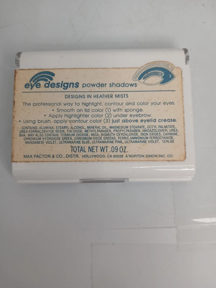 Sombras en polvo Max Factor Eye Designs sombra de ojos brezo niebla púrpura 0,09 oz Foto 3 de 3