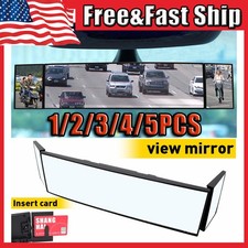 Car Universal Interior Rear View Mirror Large Vision Wide Angle Blindspot1-5x