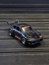 Tyco Porsche 935 Twin Turbo Panther Black Whale Tail 440 Slot Car