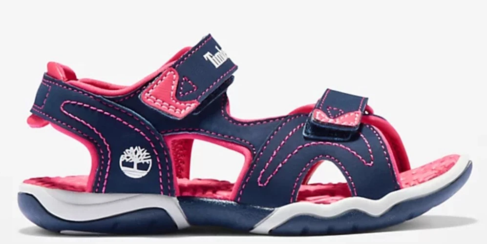 TIMBERLAND ADVENTURE SEEKER STRAP SANDALO BLU NAVY CON TB ROSA A1AAS