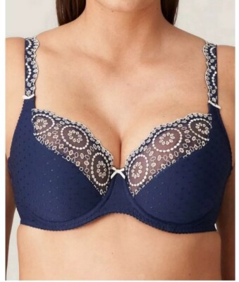 PrimaDonna BH-Set Balcony bra tulip seam Prima Donna Osino (Bleu Saphire) NEU