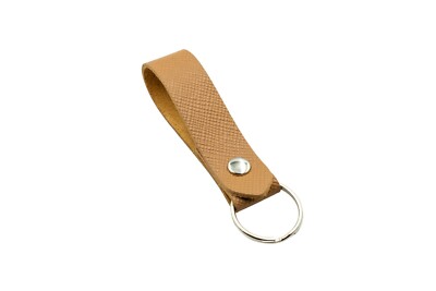 Leder Schlüsselanhänger Key Fob Saffiano Italienisches Leder Schlüsselhalter Schlüsselband Biscuit