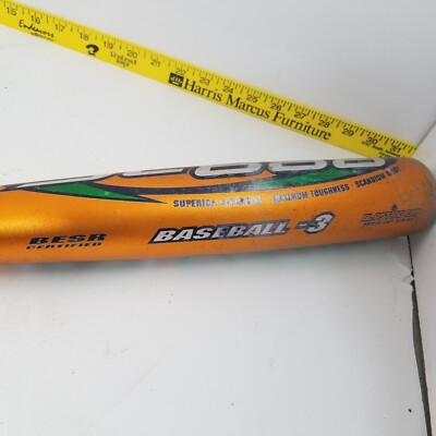 Vintage Easton Triple 8 SC888 BZ800 Adult Baseball Bat 2 5/8