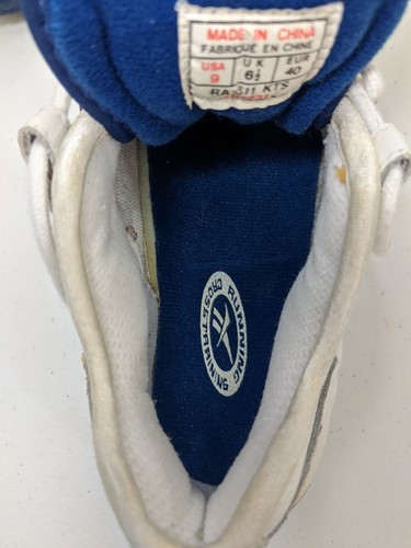 De Colección Reebok Entrenador para Correr Gimnasio Zapatos Años 90 Y2K Zapatilla Baja Talla 9 Blanco Azul Rosa - Imagen 3 de 10
