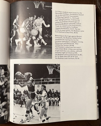 1970 UMass Yearbook Dr J Julius Erving First College Season Signed PSA/DNA - Picture 8 of 9