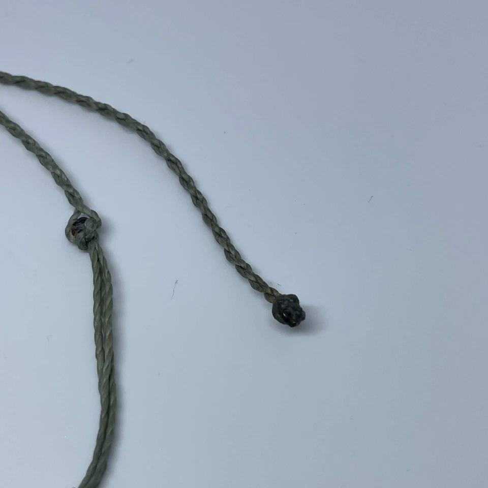 Pulsera Pura Vida Tubo Cordón Verde Cierre Nudo Ajustable Foto 4 de 4