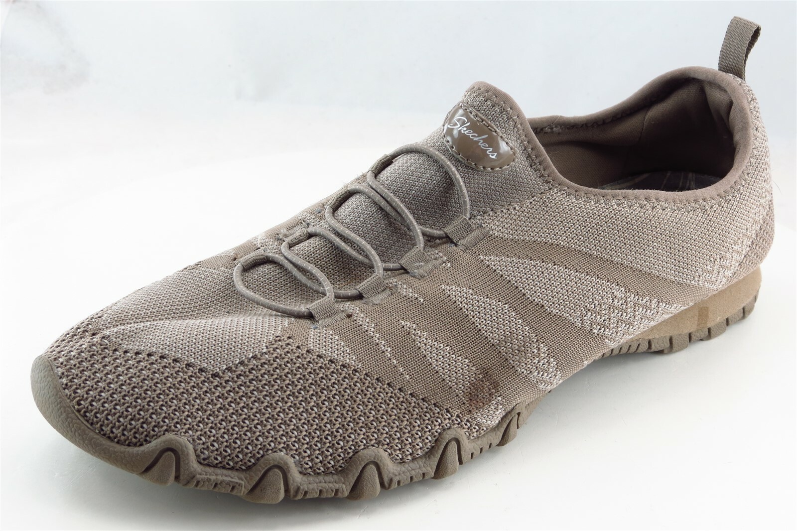 Skechers Walking Shoes Gray Fabric Women 10 Medium-image