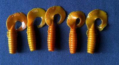 5 Power Grub Twister Trout Perch Zander