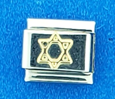 Nomination Star of David 18k Charm