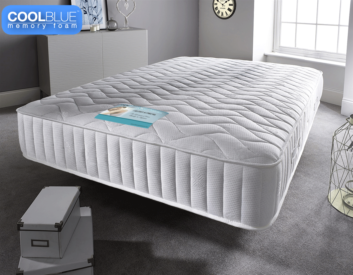 Brand Memory Foam Topped Mattress 3ft single 4ft 4ft6 double 5ft king size 6ft