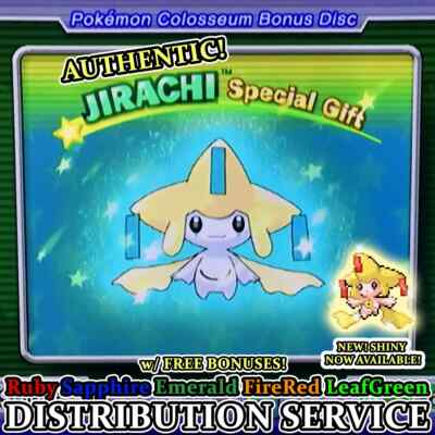 Pokemon Colosseum Bonus Disc WishMaker Jirachi Event Distribution