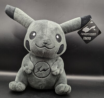 Pokemon grau PIKACHU Thunderbolt Project FRGMT Tokyo 8 Zoll weiches Plüschtier