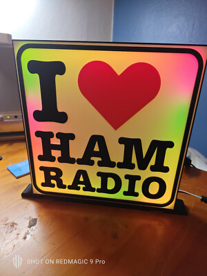 Logo Light Box 3D Printed USB LED HamRadio