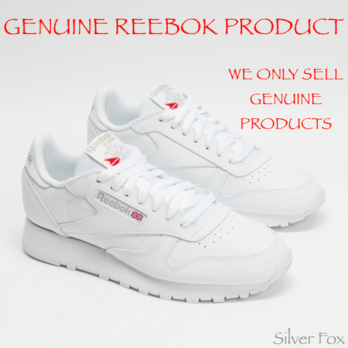 GENUINE REEBOK CLASSIC LEATHER WOMENS WHITE ATHLETIC SHOES SNEAKERS RUNNERS  | eBay