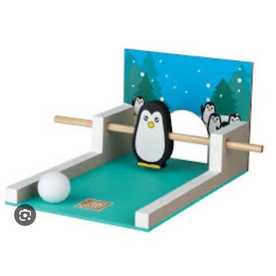 New Home Depot Kids Workshop SNOWBALL GAME Set Wood Kit Wooden Pin