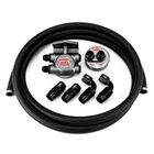 HEL Performance Solid Billet 3/4" UNF Oil Filter Relocation Kit