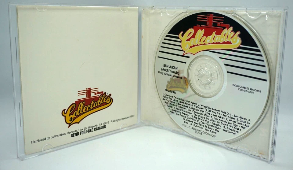 Ben Aiken (And Friends) : Philly Golden Classics CD Album - RARE - Image 3 of 3