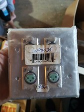 wall plate W/4 3-pin xlr female b13 