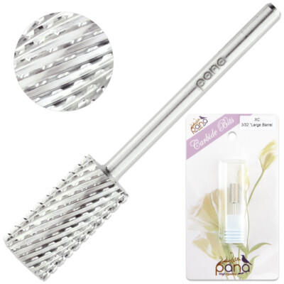 USA High Quality Nail CARBIDE Bit 3/32 Electric DRILL Silver Extra Coarse Large