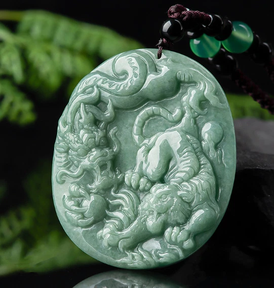 Tiger jade pendant deals
