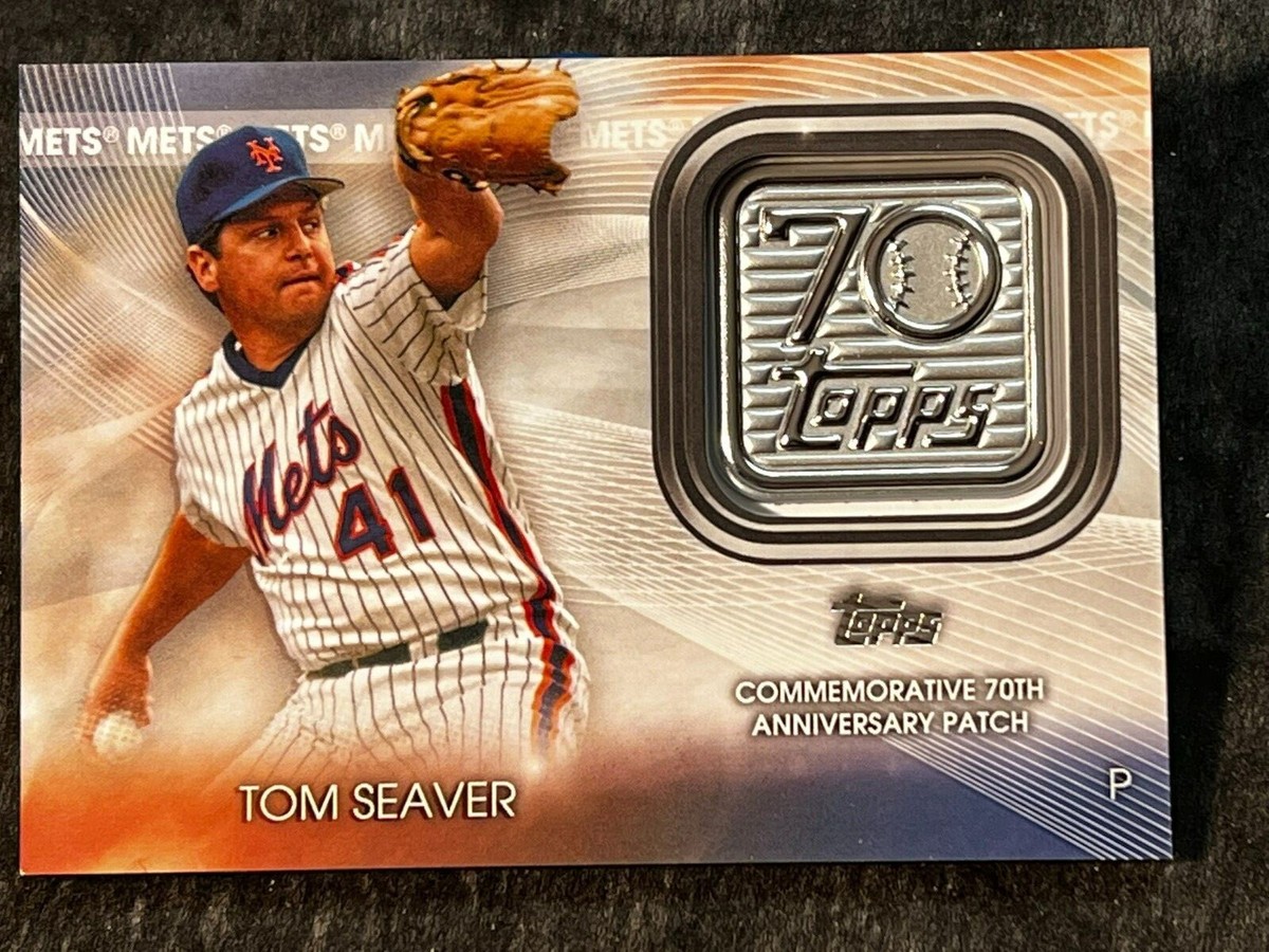 2021 Topps 70TH Anniversary LOGO Patch Tom Seaver