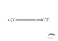 New Brake Hose for TALBOT MERCEDES-BENZ:123 Break,123 Coupe,123 Saloon,