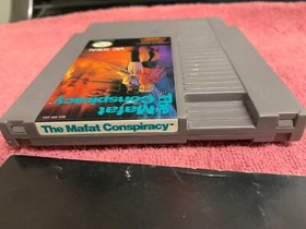 Mafat Conspiracy With Manual (Authentic) (Nintendo, NES, 1990) Contacts Cleaned