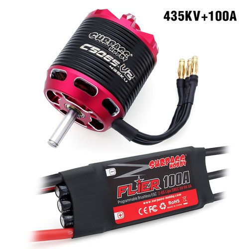 Surpass Hobby C5045 C5055 V2 Brushless Outrunner Motor 60A ESC for RC Aircraft - Picture 13 of 13