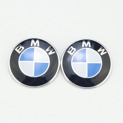 Für BMW Emblem 82mm /74mm +Tüllen NEU Motorhaube Heckklappe Vorne+Hinten DE+++ - Bild 3 von 12