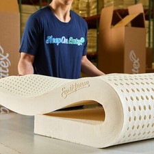 100% Natural Latex Mattress Topper Firm Firmn...
