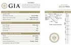 GIA certified 14k white gold .95ct round diamond engagement ring 4.2g baguette — photo 6