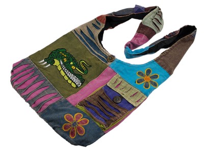 Sac à main ethnique Besace Bandoulière Hippie Baba Cool Elephant Plage 4338