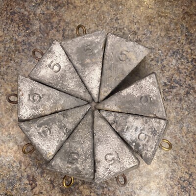 9(nine) OZ PYRAMID SINKERS LEAD FISHING WEIGHTS
