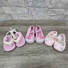Lot of 3 infant girl shoes size 2