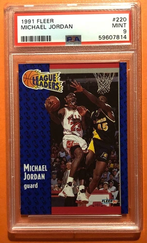 1991 FLEER MICHAEL JORDAN #220 PSA 9 59607814