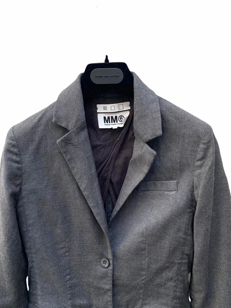 Maison Martin Margiela FW 2012 Grey Blazer Jacket Size IT 40 fits