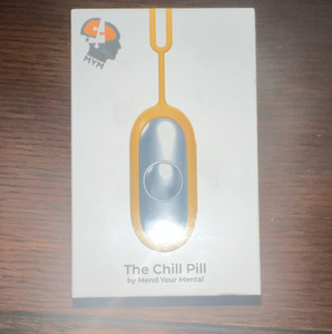 Mend Your Mental The Chill Pill Stimulation Device Gray Yellow
