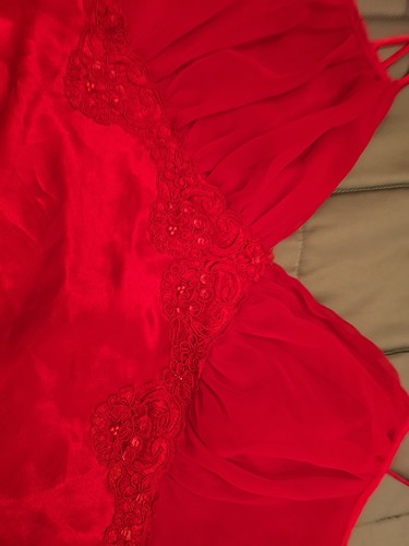 Vintage Victoria Secret Red Teddy Rare Gold Tag Collection Lingerie - Bild 2 von 7