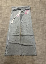 Vintage Y2K Victoria s Secret PINK Wide Leg Fold-Over Sweat Pants Size Xs Grey