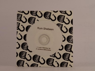 RUM SHEBEEN LOCK A MONKEY UP (E84) 2 Track Promo CD Single including Card Sleeve