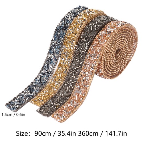 Kristall-Strassbesatz Exquisites Glänzendes Band-Set Scrapbooks - Bild 13 von 24