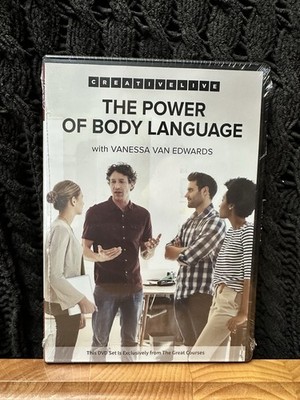 Great Courses The Power Of Body Language 6 DVD Set Vanessa Edwards- NEW & SEALED