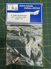 Pavla S72084 F3D Skyknight Pilot & Operator’s Seat 1/72 Upgrade for Model Kit