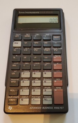 VTG Texas Instruments BA II Plus Financial Calculator Advanced Business Analyst