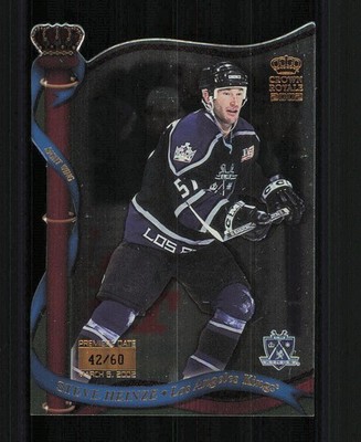 2001-02 Crown Royale Premiere Date #68 Steve Heinze /60