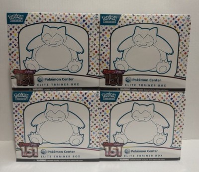 151 Pokemon Center Elite Trainer Box ETB - Factory Sealed (4 CASE FRESH)